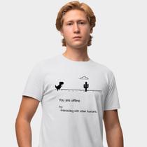 Camisa Camiseta Genuine Grit Masculina Estampada Algodão 30.1 You Are Offline