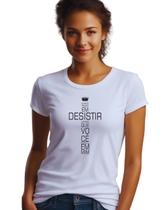 Camisa Camiseta Gospel Quando penso em desistir md60