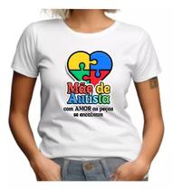 Camisa Camiseta Infantil Autismo Mãe De Autista Camisa Camiseta Infantil Autismo Mãe De Autista