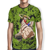 Camisa Camiseta Infantil Design Geek One Piece D.Luffy Full - Steve Maccoy