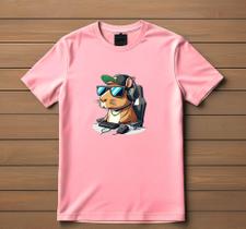 Camisa Camiseta Infantil Juvenil Capivara Game Menino Menina Tamanho 02 ao 16 Filme Desenho