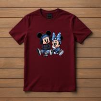Camisa Camiseta Infantil Juvenil Menino Menina Tamanho 02 ao 16 Mickey Minnie Criança Desenho
