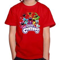 Camisa Camiseta Infantil Juvenil Para Menino Menina 100% Algodão Smiling Critters Poppy Playtime Game Catna