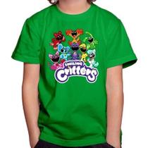Camisa Camiseta Infantil Juvenil Para Menino Menina 100% Algodão Smiling Critters Poppy Playtime Game Catna