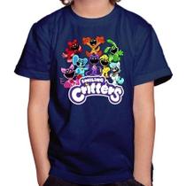 Camisa Camiseta Infantil Juvenil Para Menino Menina 100% Algodão Smiling Critters Poppy Playtime Game Catna