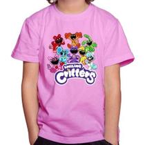 Camisa Camiseta Infantil Juvenil Para Menino Menina 100% Algodão Smiling Critters Poppy Playtime Game Catna