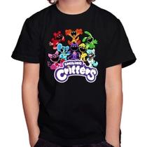 Camisa Camiseta Infantil Juvenil Para Menino Menina 100% Algodão Smiling Critters Poppy Playtime Game Catna