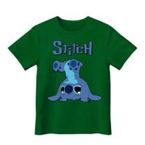 Camisa Camiseta Infantil Lilo Stich Lillo Fantasia Personagens Meninos e Meninas