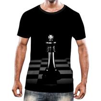Camisa Camiseta Jogo Tabuleiro Xadrez Rei Torre Rainha HD 6 - Enjoy Shop