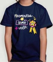 Camisa Camiseta Juvenil Infantil Menino Menina Promovida A Irmã Mais Velha Md2