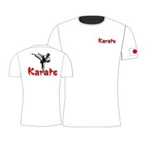 Camisa Camiseta Karate Yoko Geri - Fb-2066 - Branca