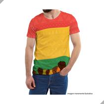Camisa Camiseta Masculina Dry-Fit Etnico Africa Negro