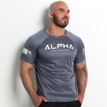 Camisa Camiseta Masculina Dry Fit Treino Academia Musculação - ALFA KING