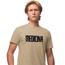 Camisa Camiseta Masculina Estampada 3D Medicina 100% Algodão Fio 30.1 Penteado