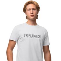 Camisa Camiseta Masculina Estampada Enfermagem 100% Algodão Fio 30.1 Penteado