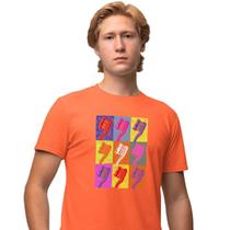 Camisa Camiseta Masculina Estampada Escova de Dente 100% Algodão Fio 30.1 Penteado