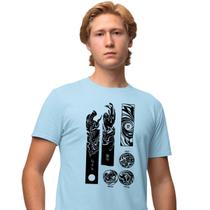 Camisa Camiseta Masculina Estampada Harakiri 100% Algodão Fio 30.1 Penteado