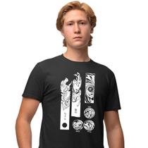 Camisa Camiseta Masculina Estampada Harakiri 100% Algodão Fio 30.1 Penteado