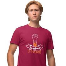 Camisa Camiseta Masculina Estampada Jornalismo o 4º Poder 100% Algodão Fio 30.1 Penteado