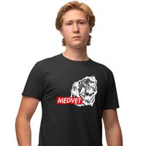 Camisa Camiseta Masculina Estampada Med Vet 100% Algodão Fio 30.1 Penteado