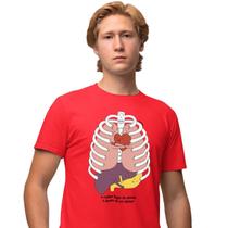 Camisa Camiseta Masculina Estampada Medicina Melhor Lugar do Mundo 100% Algodão Fio 30.1 Penteado