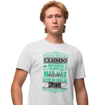 Camisa Camiseta Masculina Estampada Meio Enfermeiro 100% Algodão Fio 30.1 Penteado