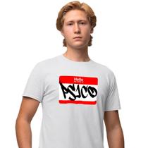 Camisa Camiseta Masculina Estampada My Name Is Psico 100% Algodão Fio 30.1 Penteado