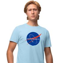 Camisa Camiseta Masculina Estampada Nasa Engenharia 100% Algodão Fio 30.1 Penteado