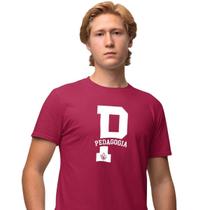 Camisa Camiseta Masculina Estampada Pedagogia 100% Algodão Fio 30.1 Penteado