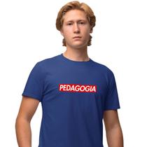 Camisa Camiseta Masculina Estampada Pedagogia Supreme 100% Algodão Fio 30.1 Penteado
