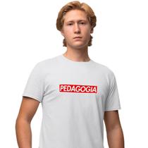 Camisa Camiseta Masculina Estampada Pedagogia Supreme 100% Algodão Fio 30.1 Penteado