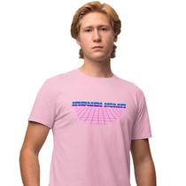 Camisa Camiseta Masculina Estampada Retro Jornalismo 100% Algodão Fio 30.1 Penteado