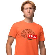 Camisa Camiseta Masculina Estampada Suprem Psico 100% Algodão Fio 30.1 Penteado