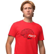 Camisa Camiseta Masculina Estampada Suprem Psico 100% Algodão Fio 30.1 Penteado