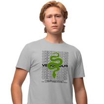 Camisa Camiseta Masculina Estampada Venomous 100% Algodão Fio 30.1 Penteado