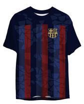 Camisa Camiseta Masculina Uniforme Barcelona Manga Curta