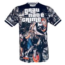 Camisa/Camiseta Moto - Grau Não é Crime - Favela - Quebrada - JOTAZ
