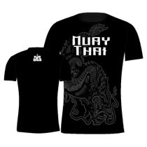 Camisa Camiseta Muay Thai Dragão Oriental - Fb-2062 - Preta