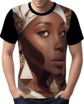 Camisa Camiseta Mulher Africanas Raizes Beleza Negra 1