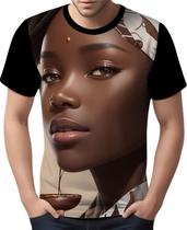 Camisa Camiseta Mulher Africanas Raizes Beleza Negra 2