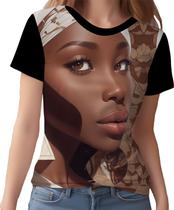 Camisa Camiseta Mulher Africanas Raizes Beleza Negra 3