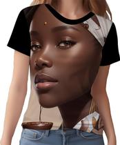 Camisa Camiseta Mulher Africanas Raizes Beleza Negra 4