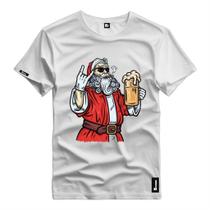 Camisa Camiseta Natal Papai Noel Algodão Premium Verao 2026