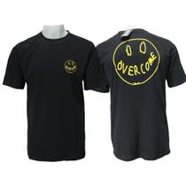 Camisa Camiseta Overcome Logo Amarelo 100% Algodão