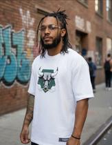 Camisa Camiseta Oversized bull Algodão Camisa Camiseta Oversized bull Algodão