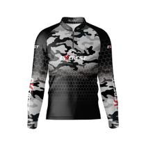 Camisa Camiseta Pesca c/ Proteção Uv50 Pesca Esportiva Mod 7 - Everest Sport