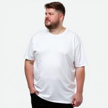 Camisa Camiseta Plus Size Masculina Lisa 100% Algodão Gola Redonda Confortáveis Fafenix G1 ao G4