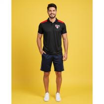 Camisa Camiseta Polo Masculina São Paulo SPFC Wall Oficial Licenciada