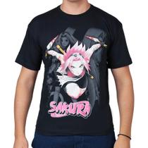 Camisa Camiseta Premium Sakura Unissex Estampada