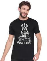 Camisa Camiseta Preta Acaso Não Sabeis Que Sou Da Imaculada